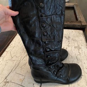 Miz Mooz wide calf black boots.